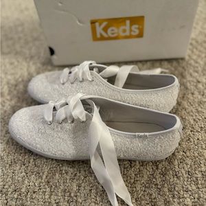 Keds Sequin White Women's Sneakers